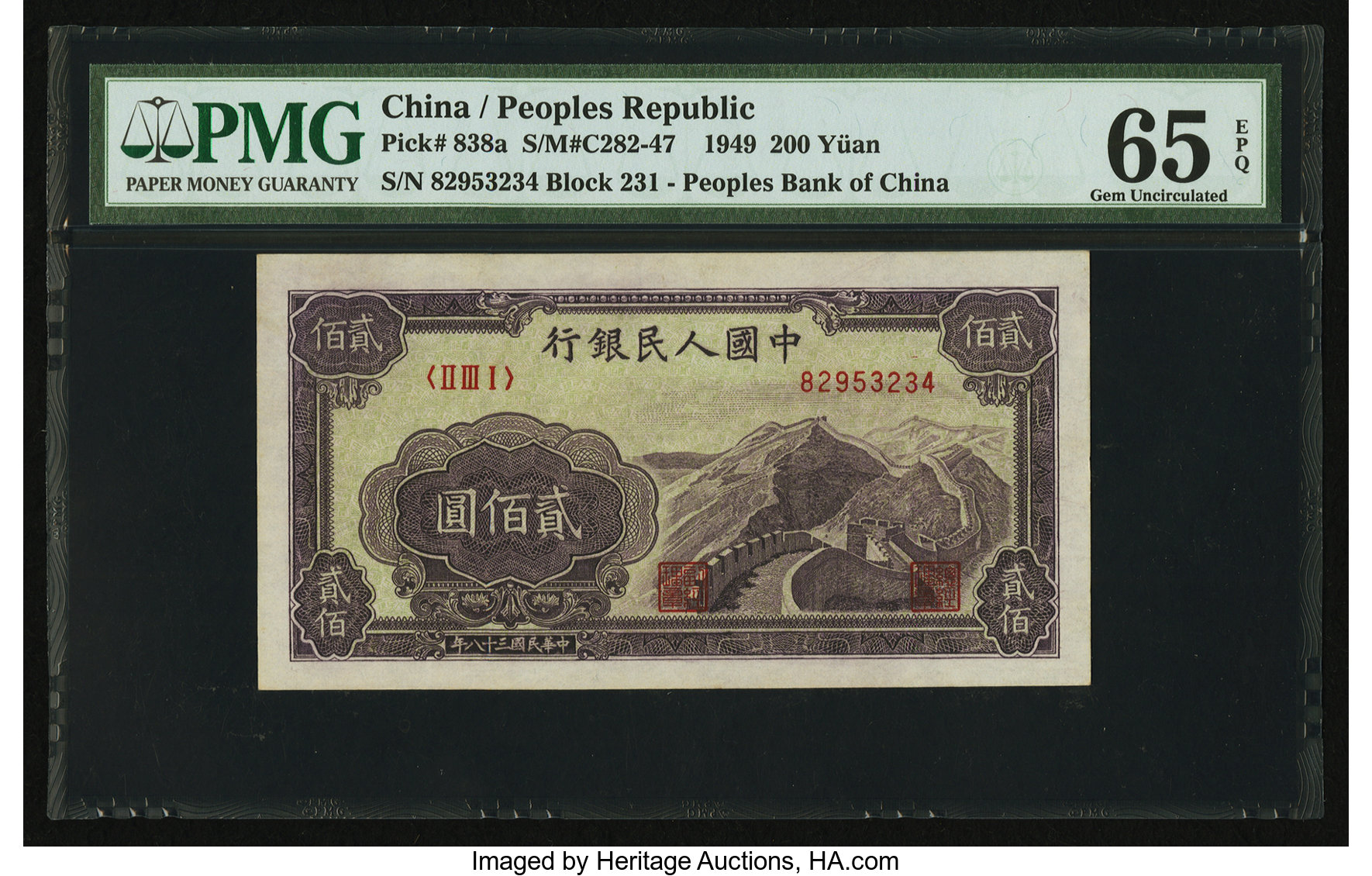 image for: China National Banks  ??? (200 yuan)(B4044a)