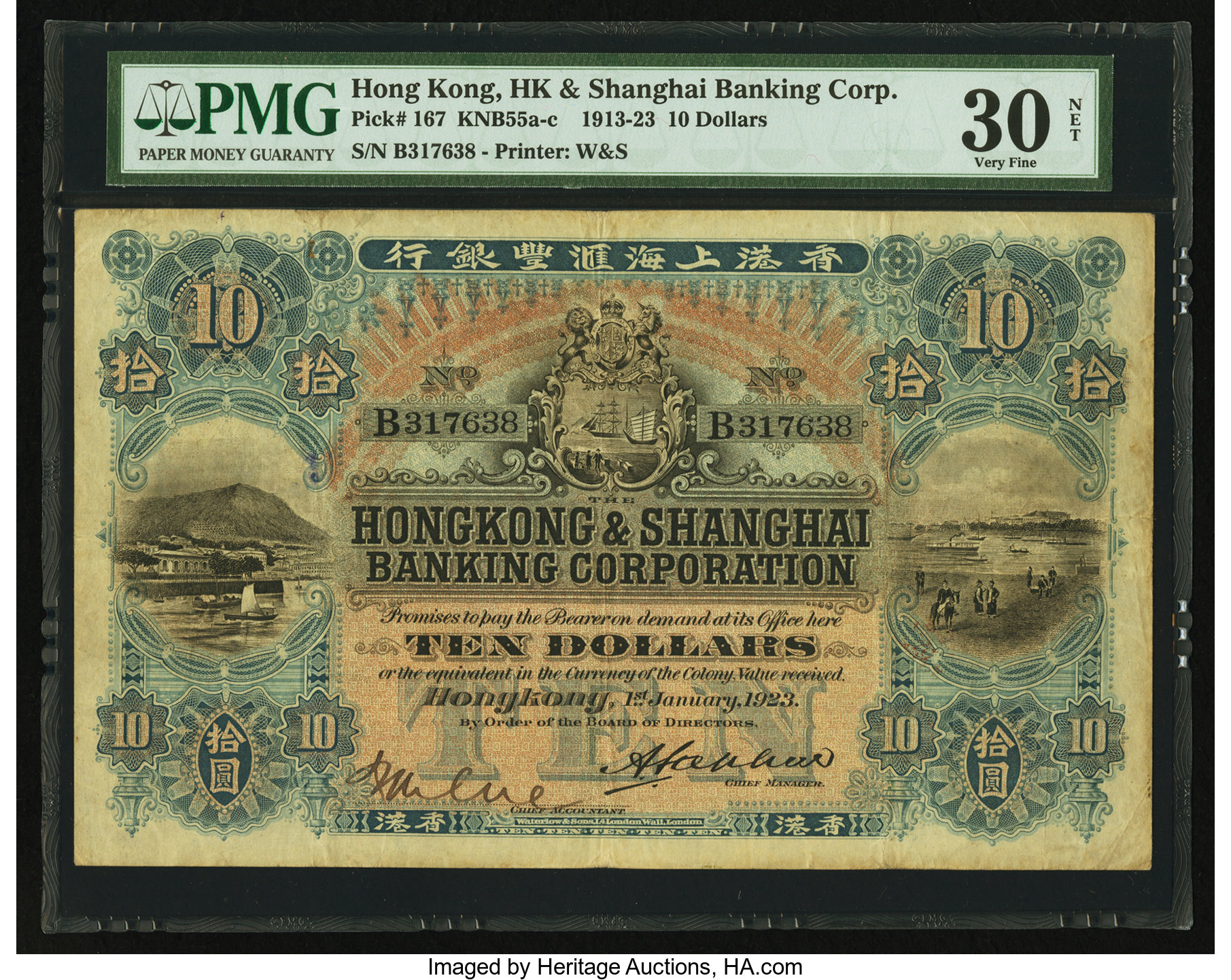 image for: Hong Kong  10 dollars(B650c)