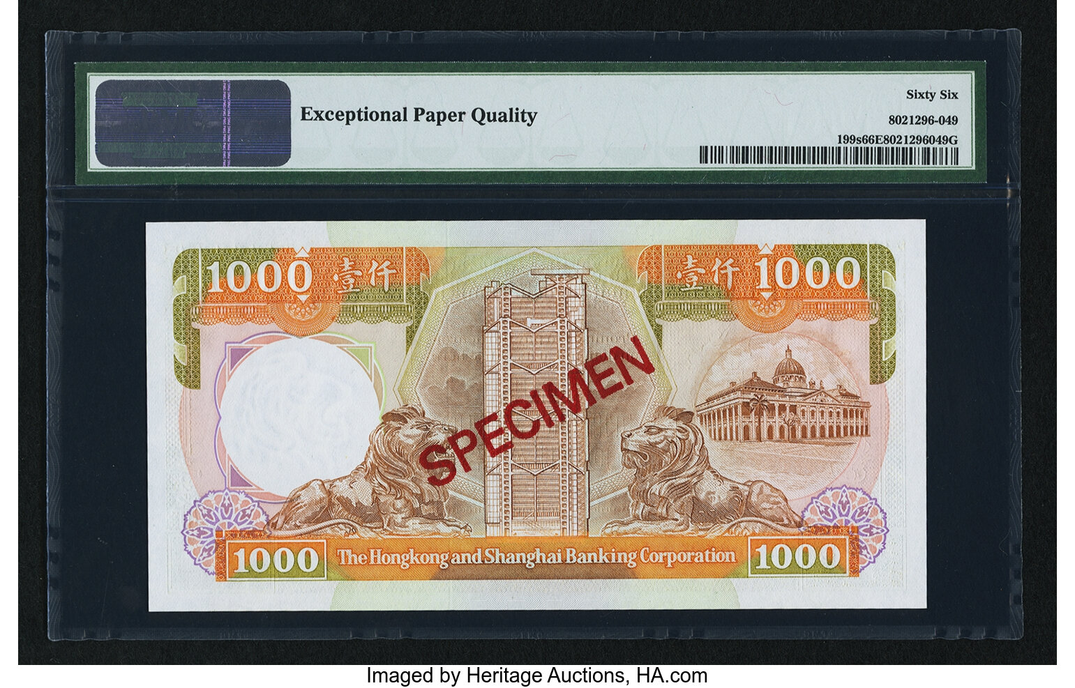 image for: Hong Kong  1,000 dollars (B680a)