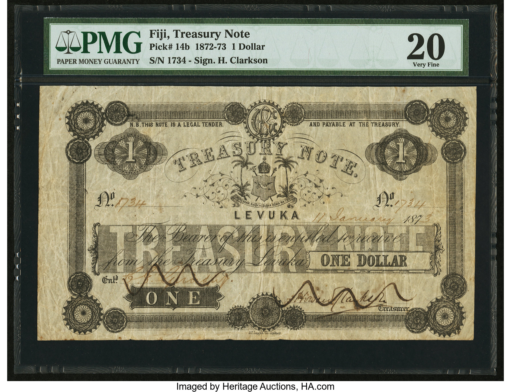 image for: Fiji  1 dollar(B114b)