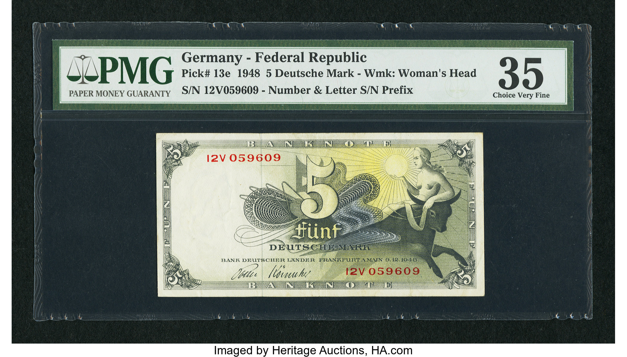 image for: Germany, Federal Republic of  5 deutsche mark (B113as4)