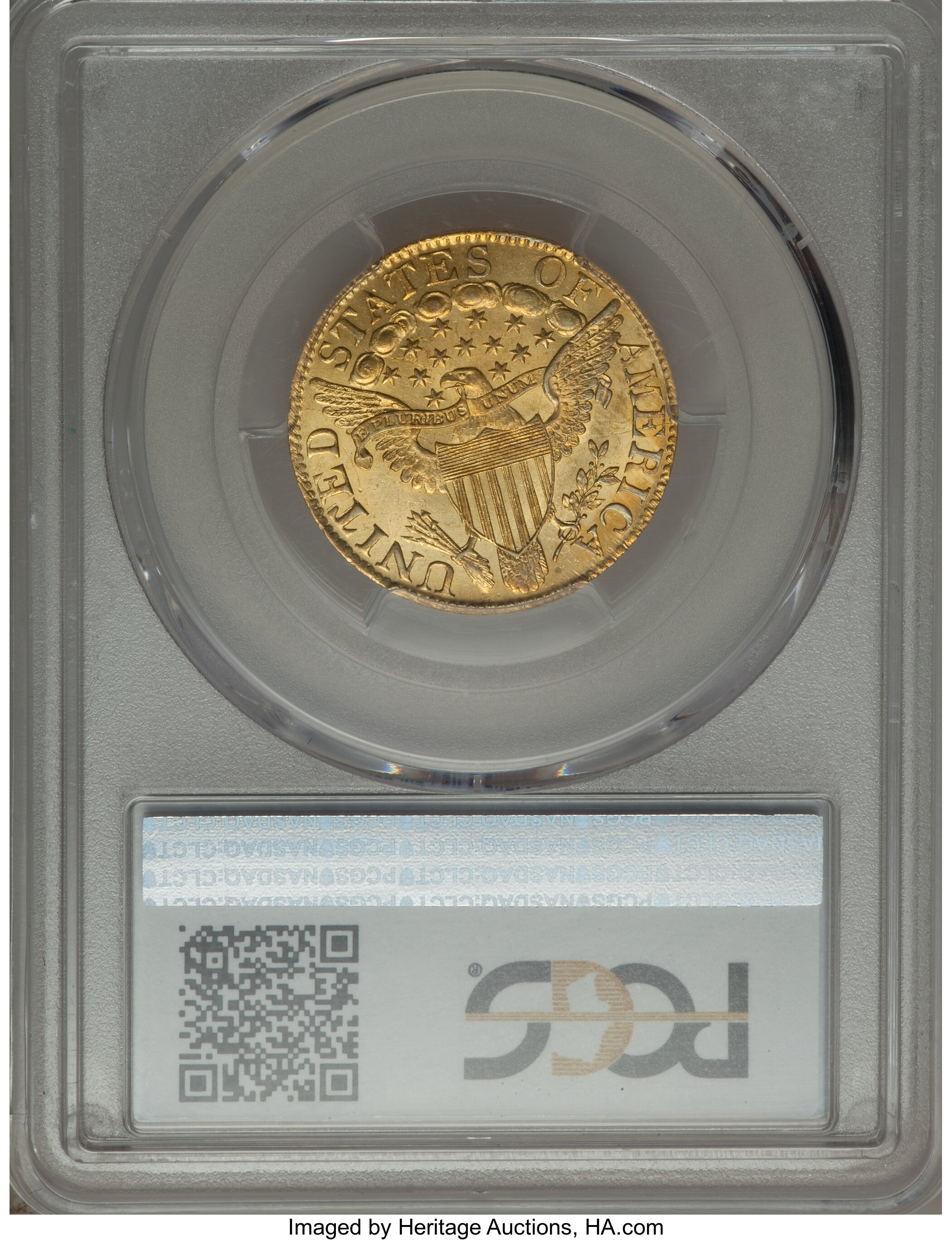 image for: 1803/2 $5 BD-4, R.4, MS62 PCGS....