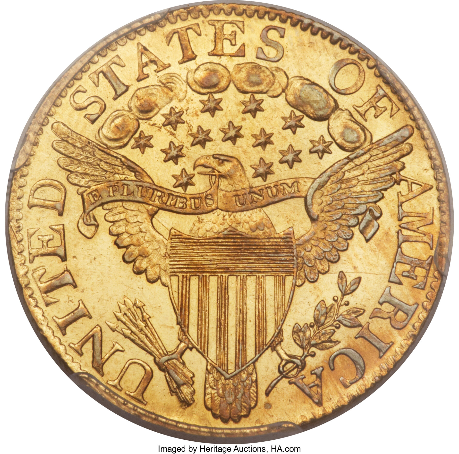 image for: 1803/2 $5 BD-4, R.4, MS62 PCGS....