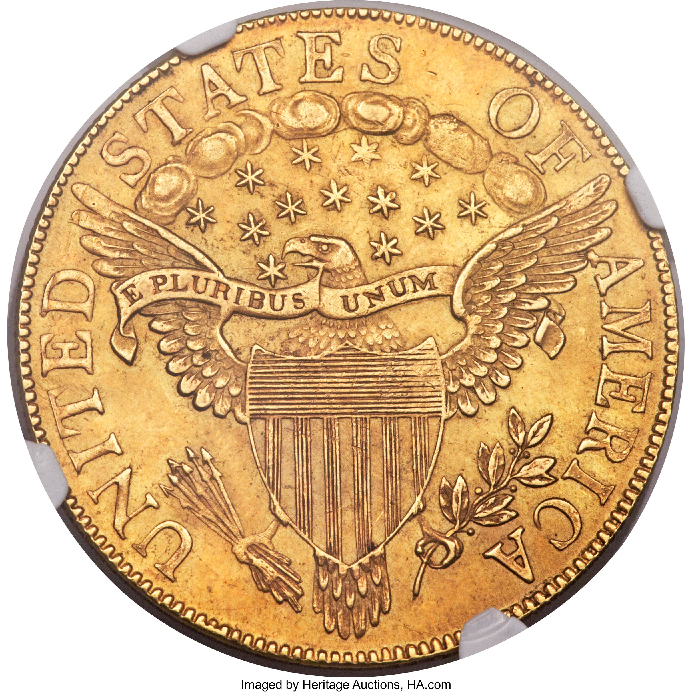 image for: 1803 $10 Small Reverse Stars, BD-3, R.4, MS63 NGC....
