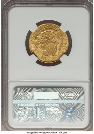 image for: 1807 $5 Bust Right, BD-6, High R.4, AU58 NGC....