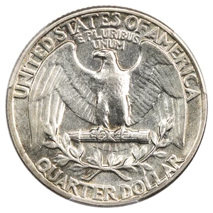 image for: 1943 25c PCGS AU50 (Doubled Die Obverse FS-103)