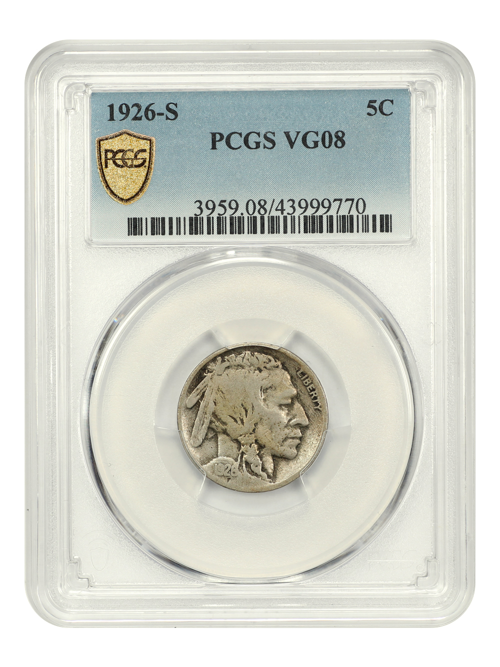 1926-S 5c AG3 CAC thumbnail 5