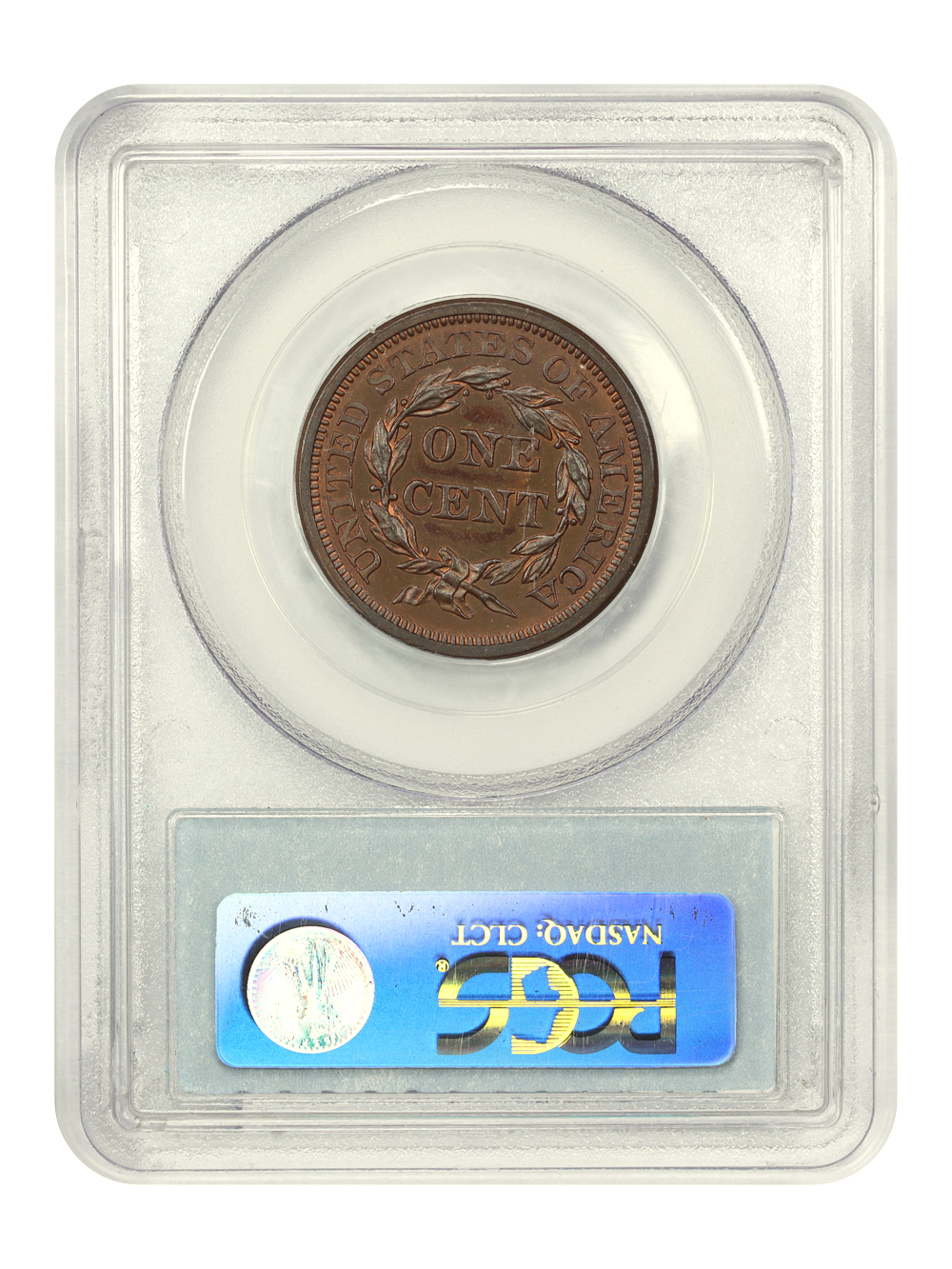 image for: 1849 1c PCGS/CAC Proof 65 RB (N-18) ex: Dan Holmes