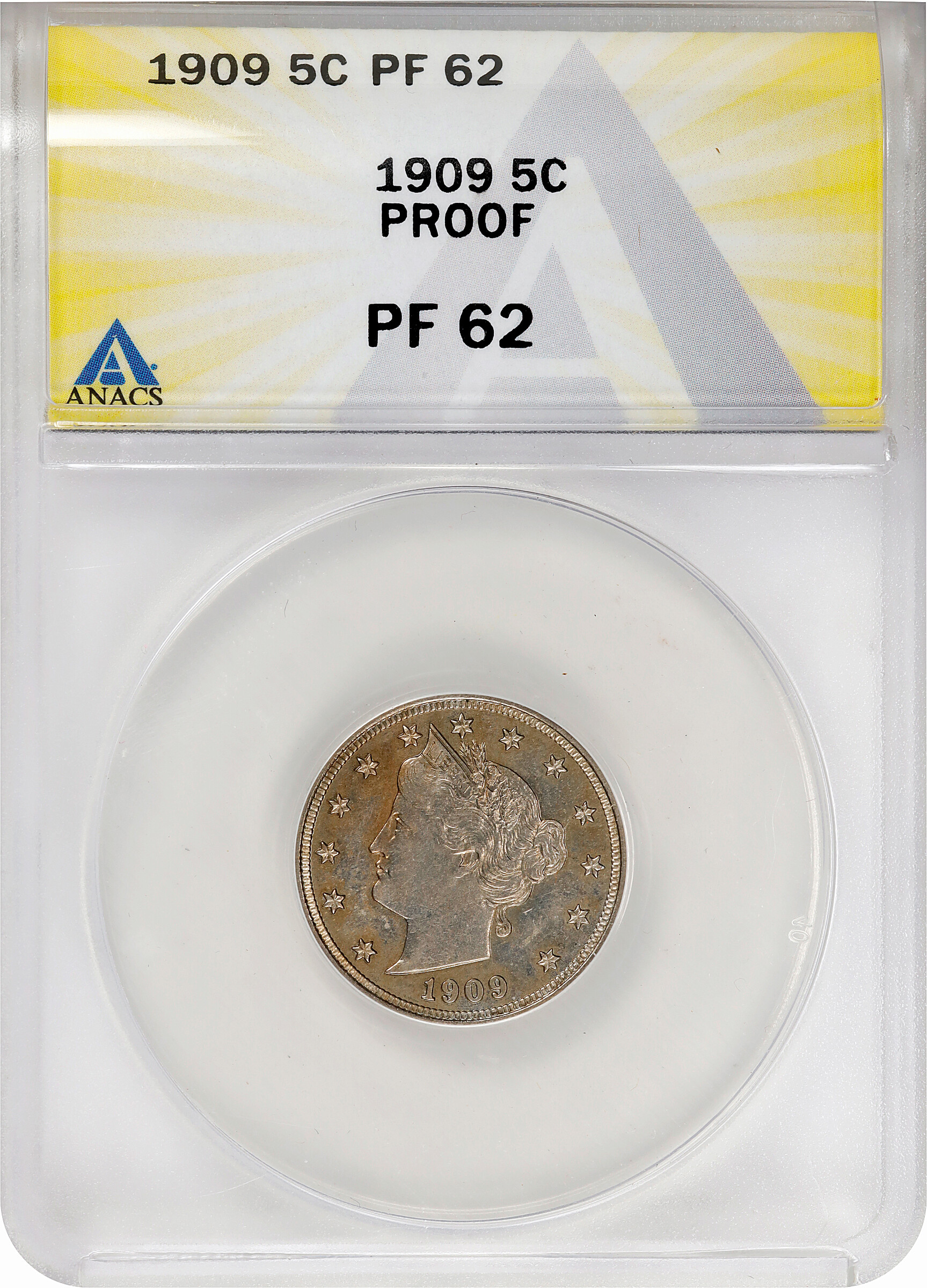 1909 5c AU53 thumbnail 12