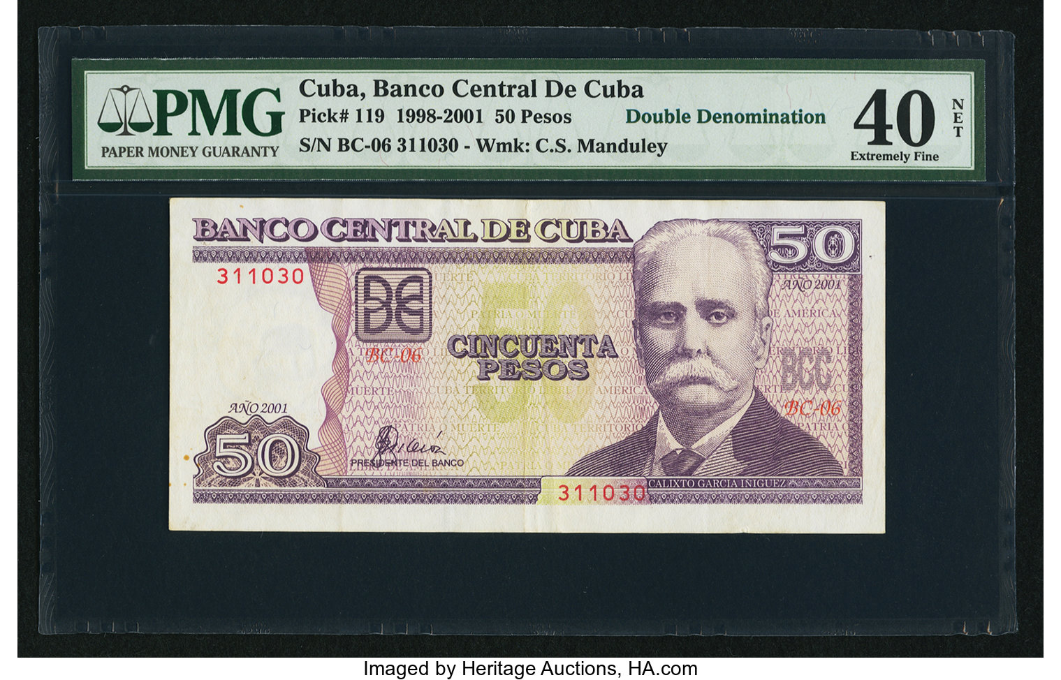 image for: Cuba  50 pesos (B909bz)