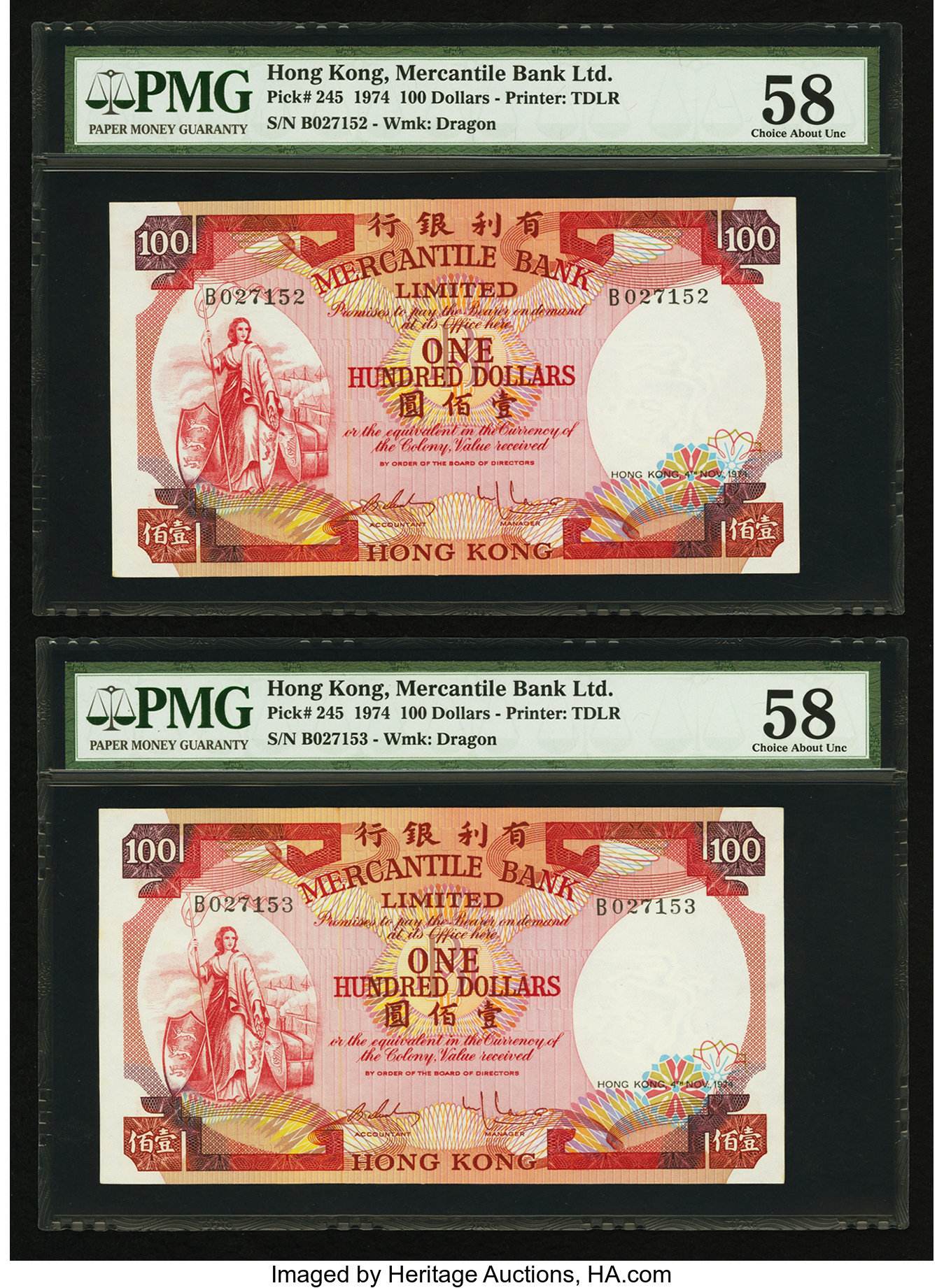 image for: Hong Kong  100 dollars(B244as2)