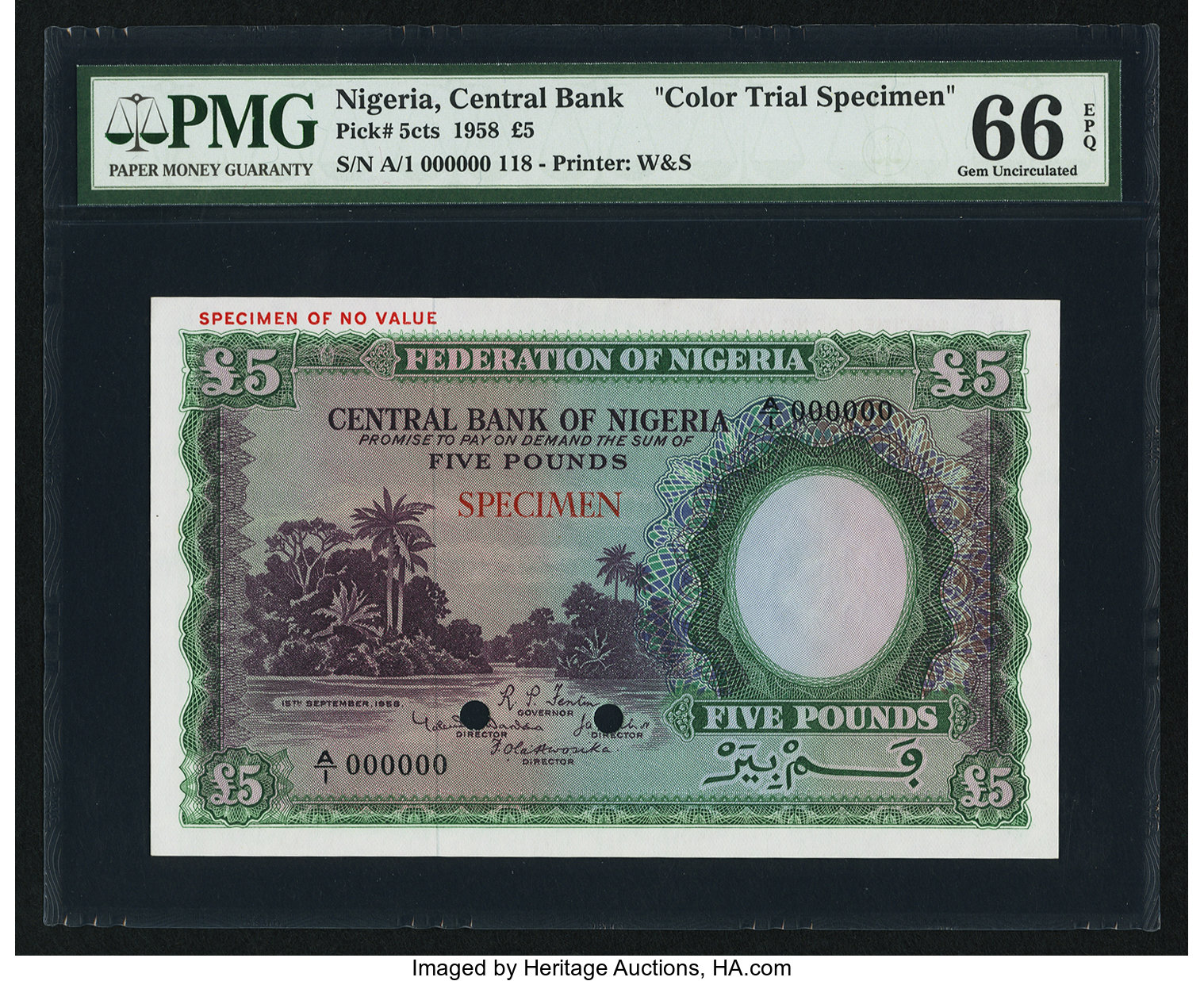 image for: Nigeria  5 pounds (B204as4)