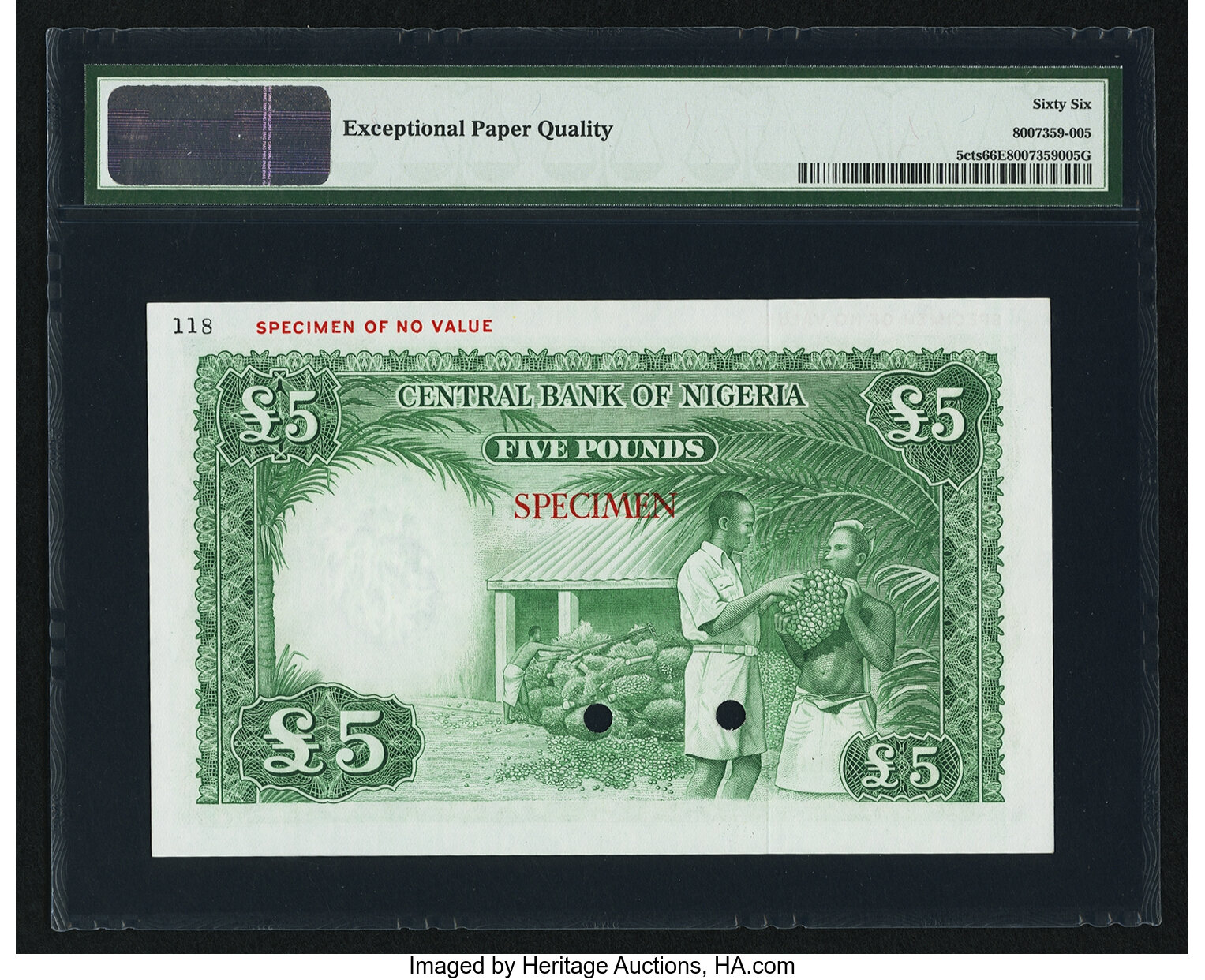 image for: Nigeria  5 pounds (B204as3)