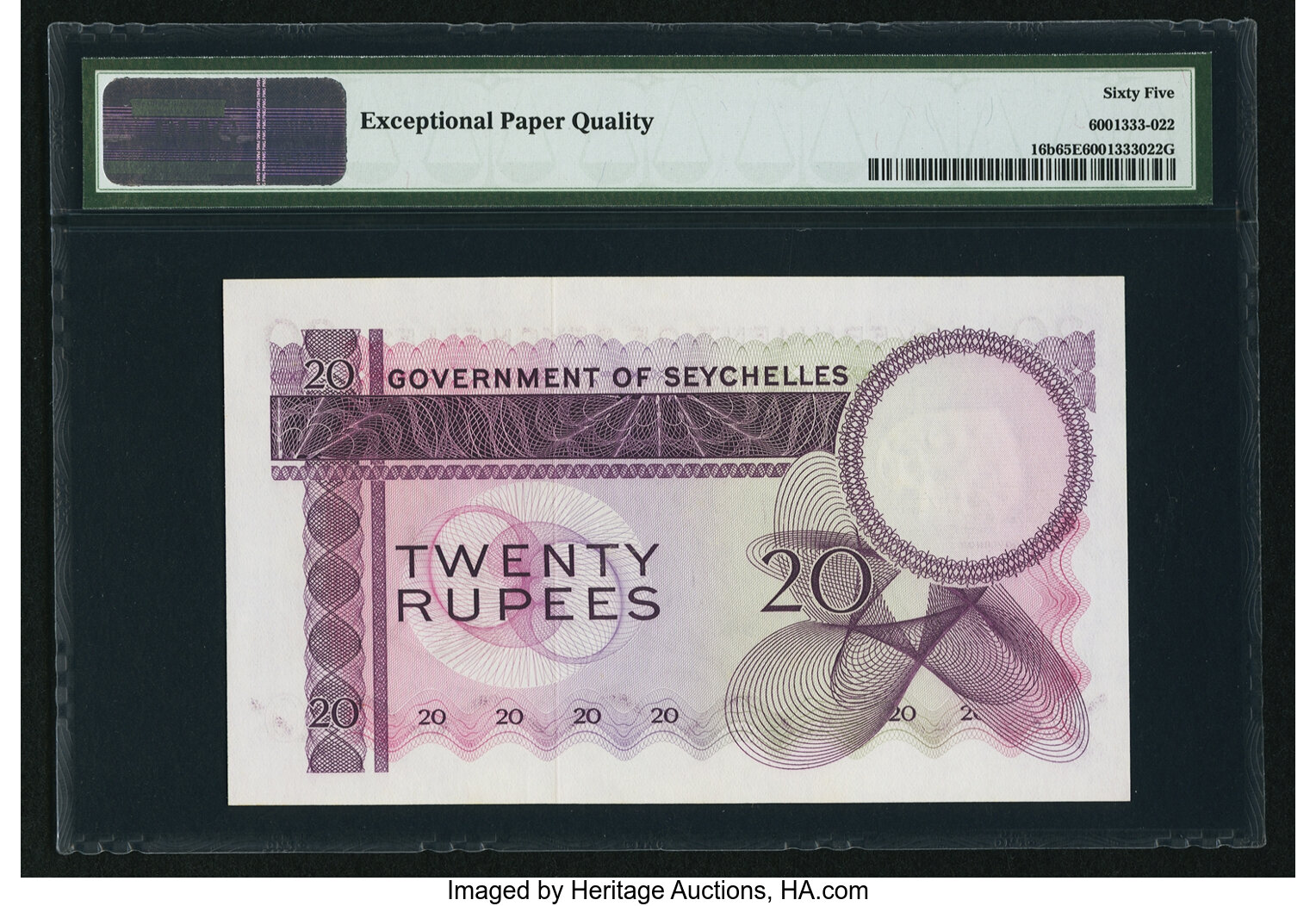 image for: Seychelles  20 rupees (B123bs2)