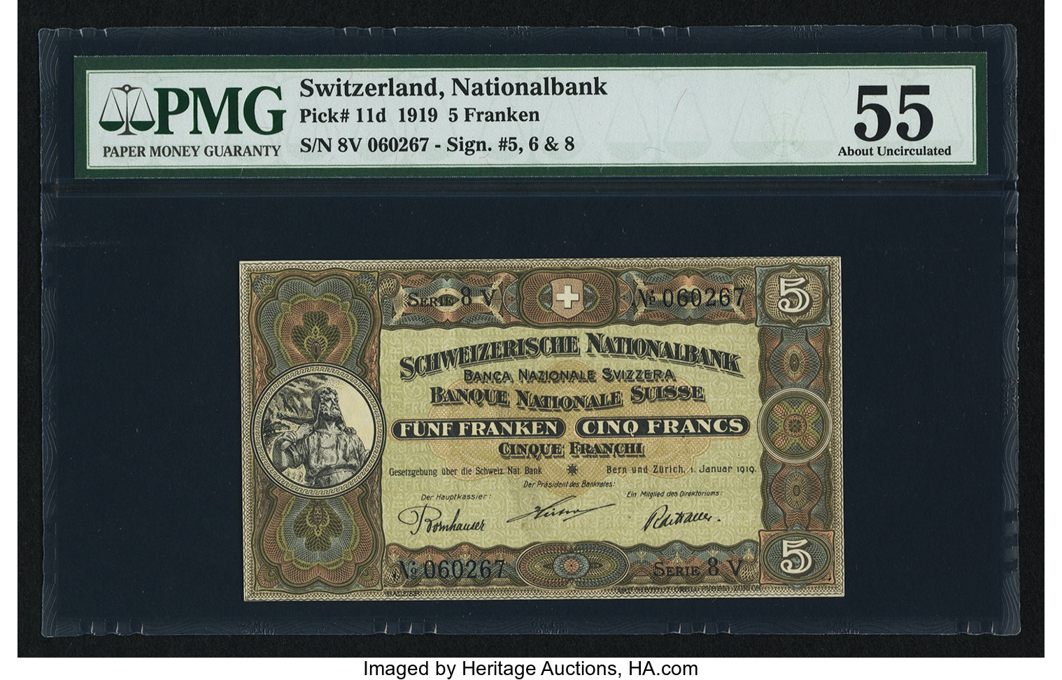 image for: Switzerland  5 francs (B305f)