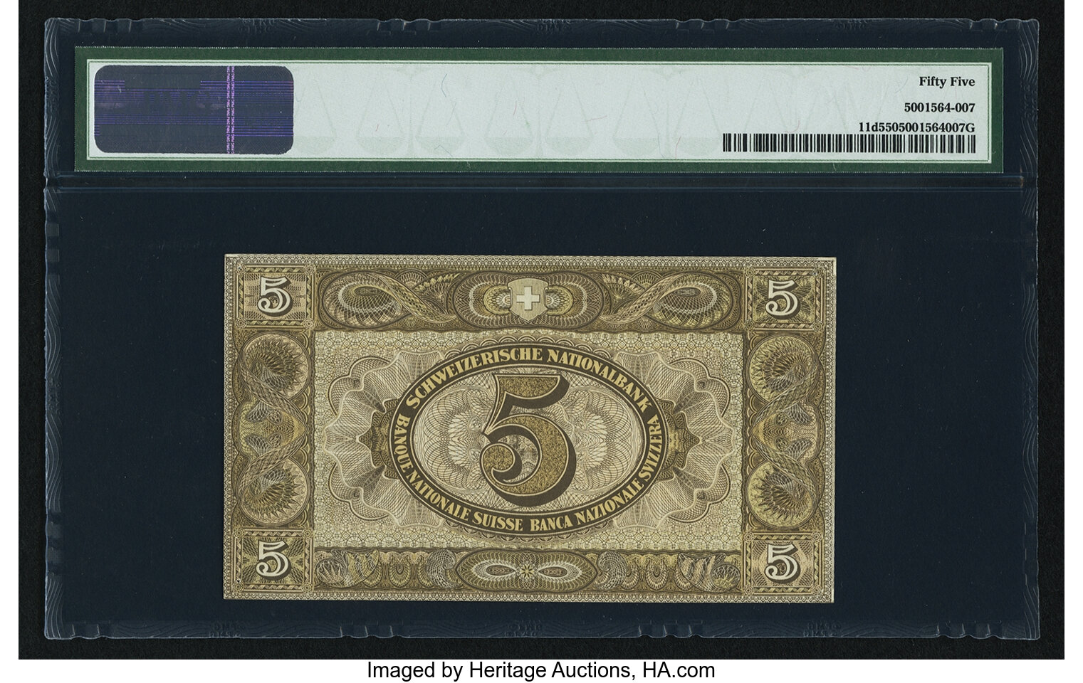 image for: Switzerland  5 francs (B305d)