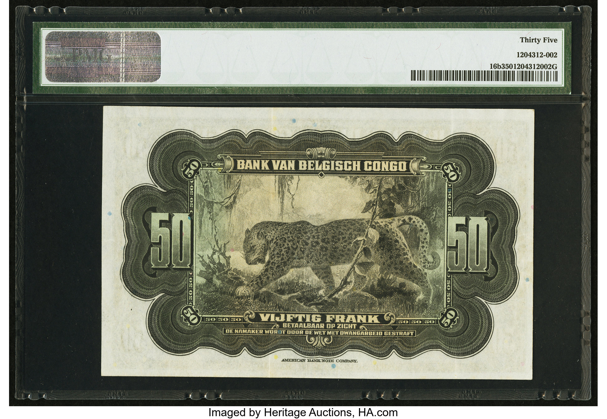 image for: Belgian Congo  50 francs(B218i)