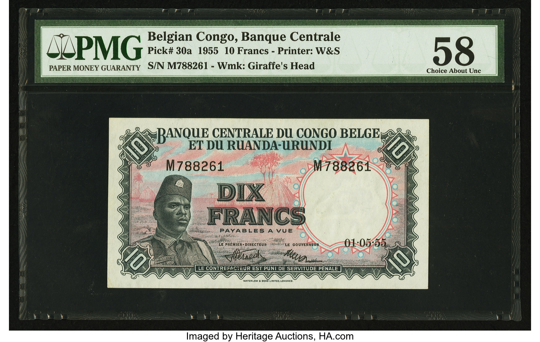 image for: Belgian Congo  10 francs(B310i)