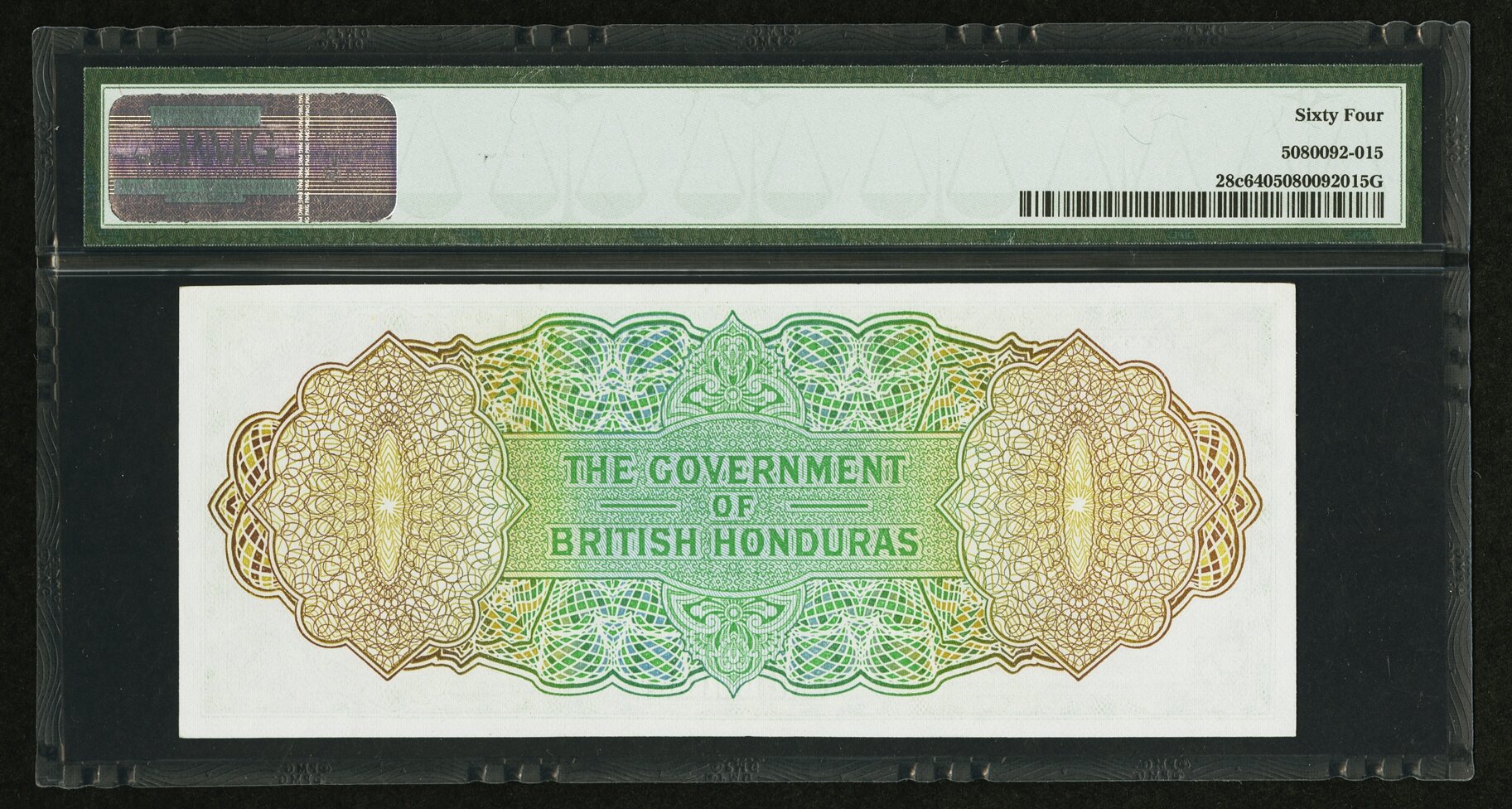 image for: British Honduras  1 dollar (B127a)