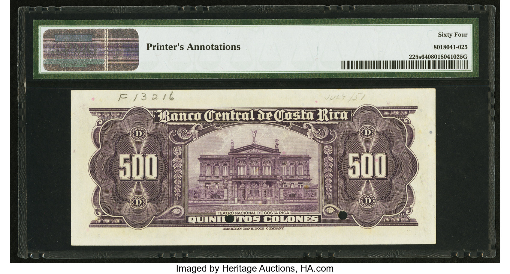 image for: Costa Rica  500 colones(B519a)