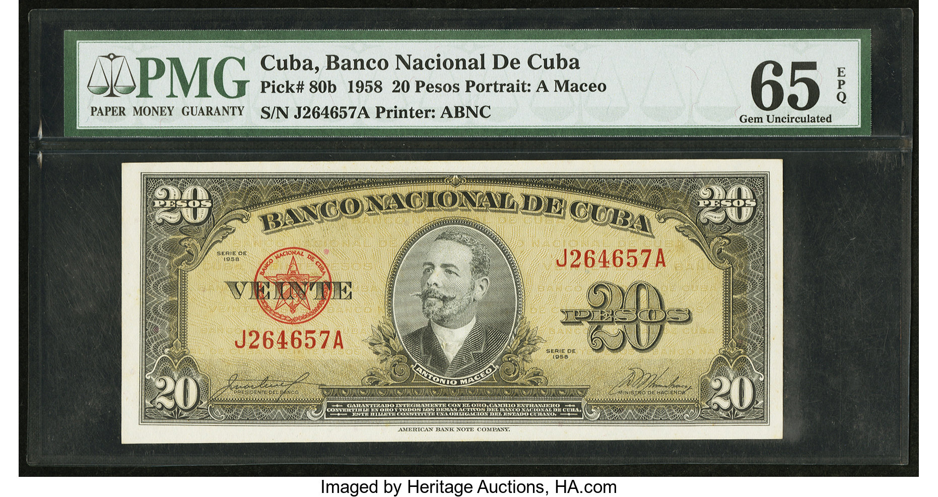 image for: Cuba  20 pesos (B804b)