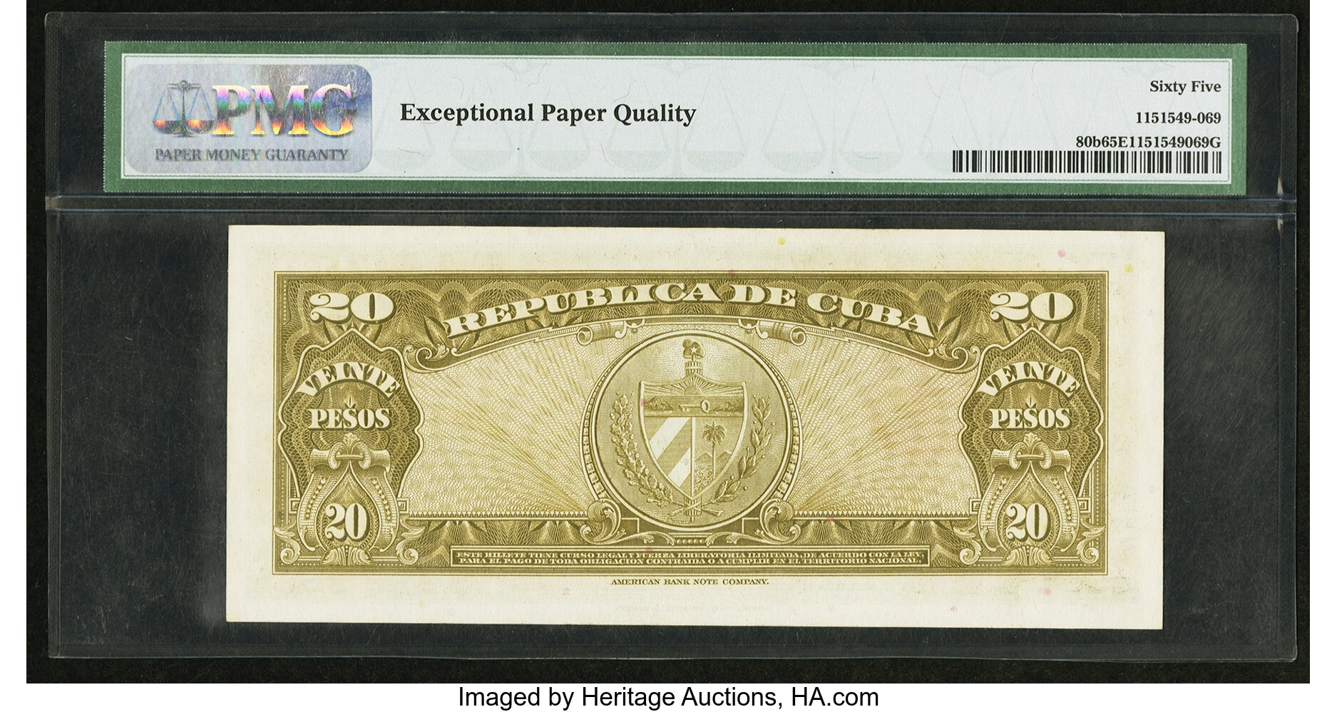 image for: Cuba  20 pesos (B804cs2)