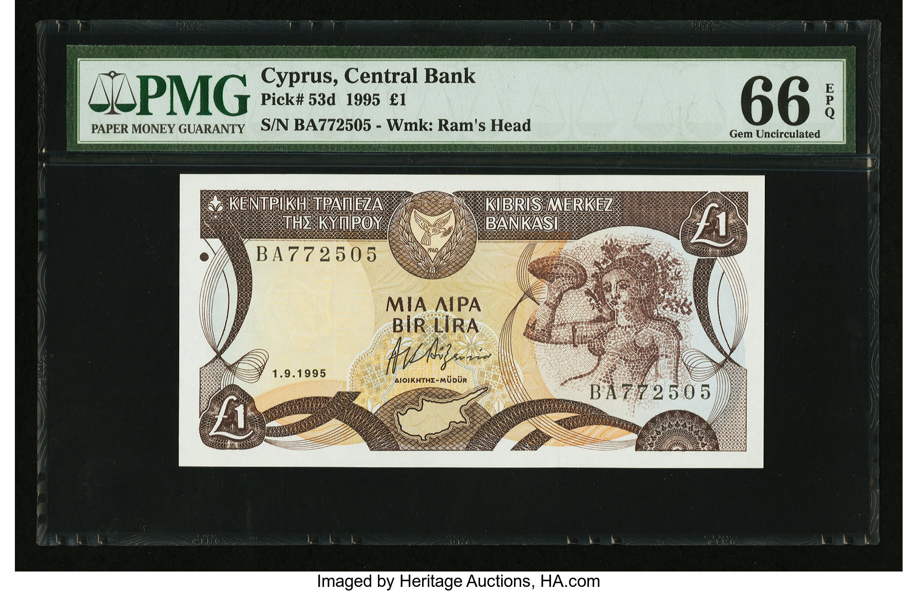 image for: Cyprus  1 pound (B312c)