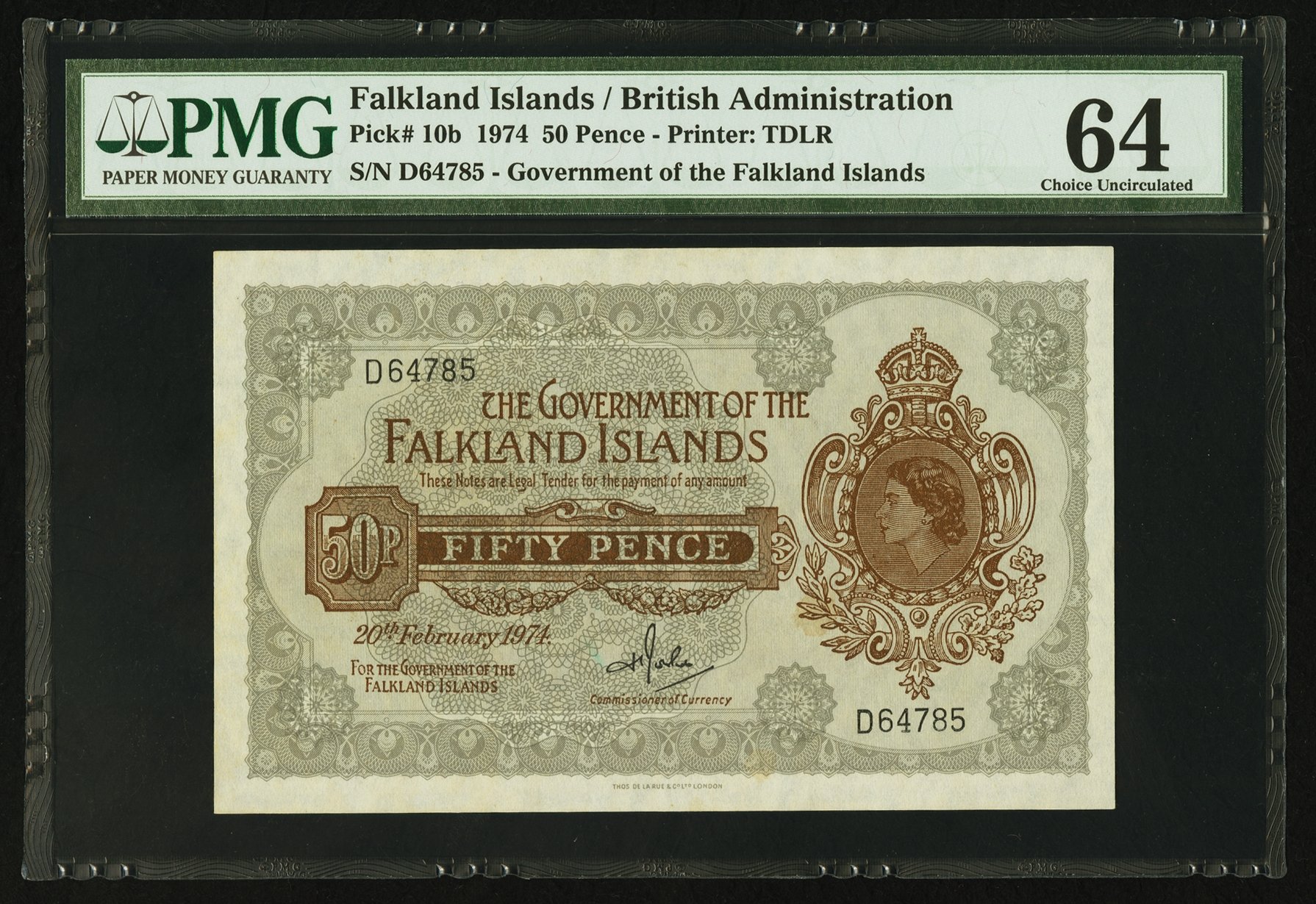 image for: Falkland Islands  50 pence (B215as)