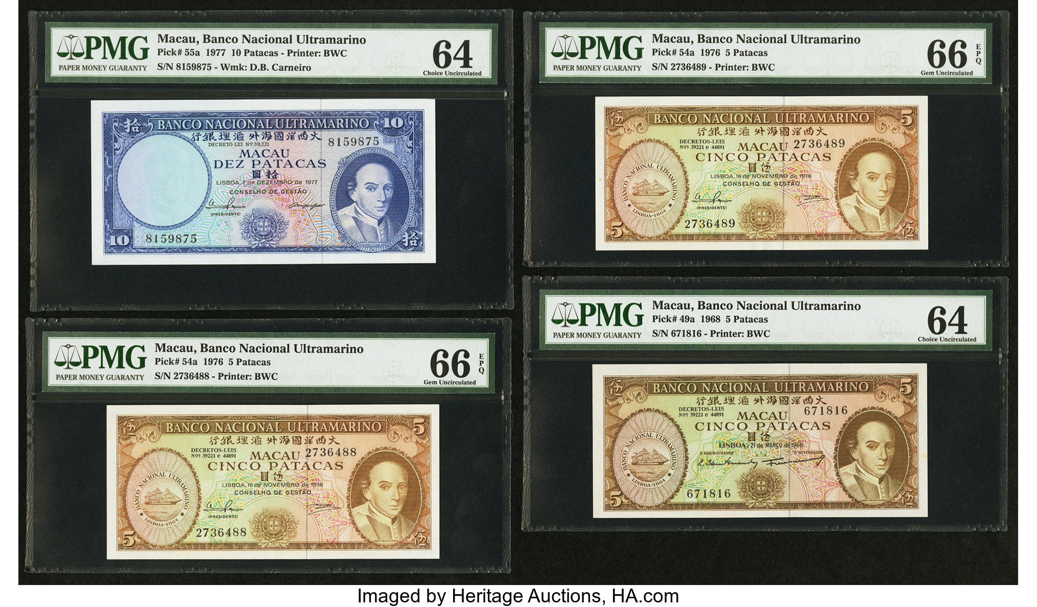 image for: Macau  5 patacas(B050f)