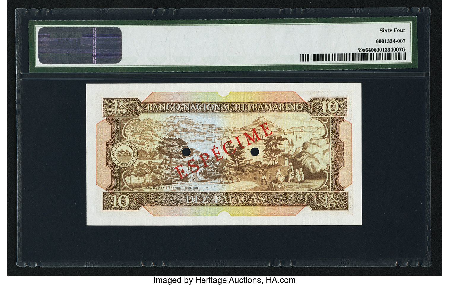 image for: Macau  10 patacas (B056as)