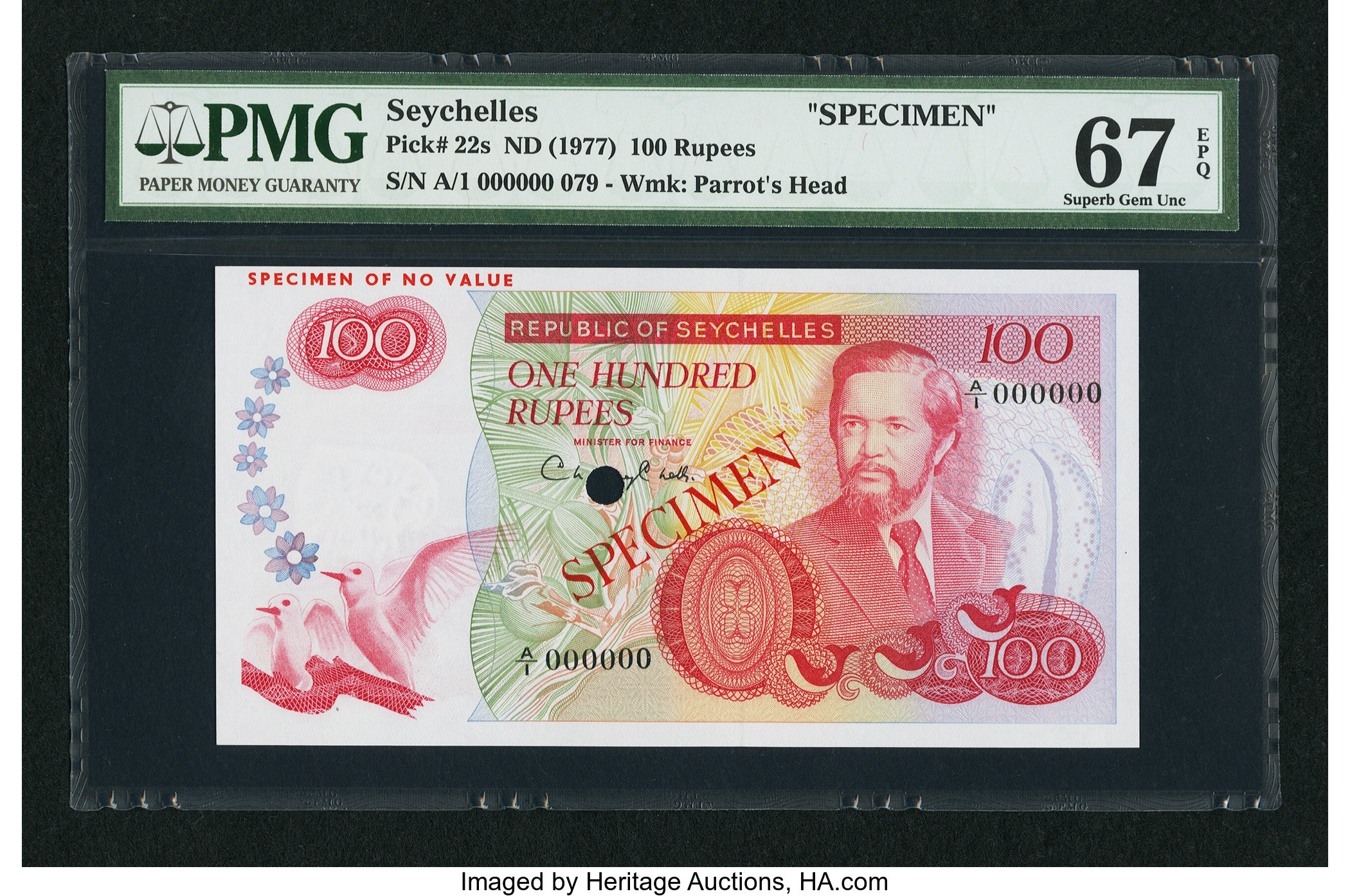 image for: Seychelles  100 rupees (B204as)