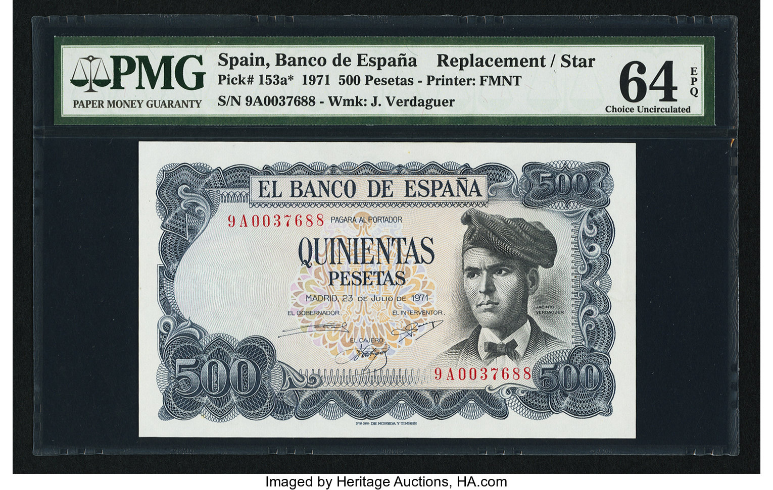 image for: Spain  500 pesetas (B619as)
