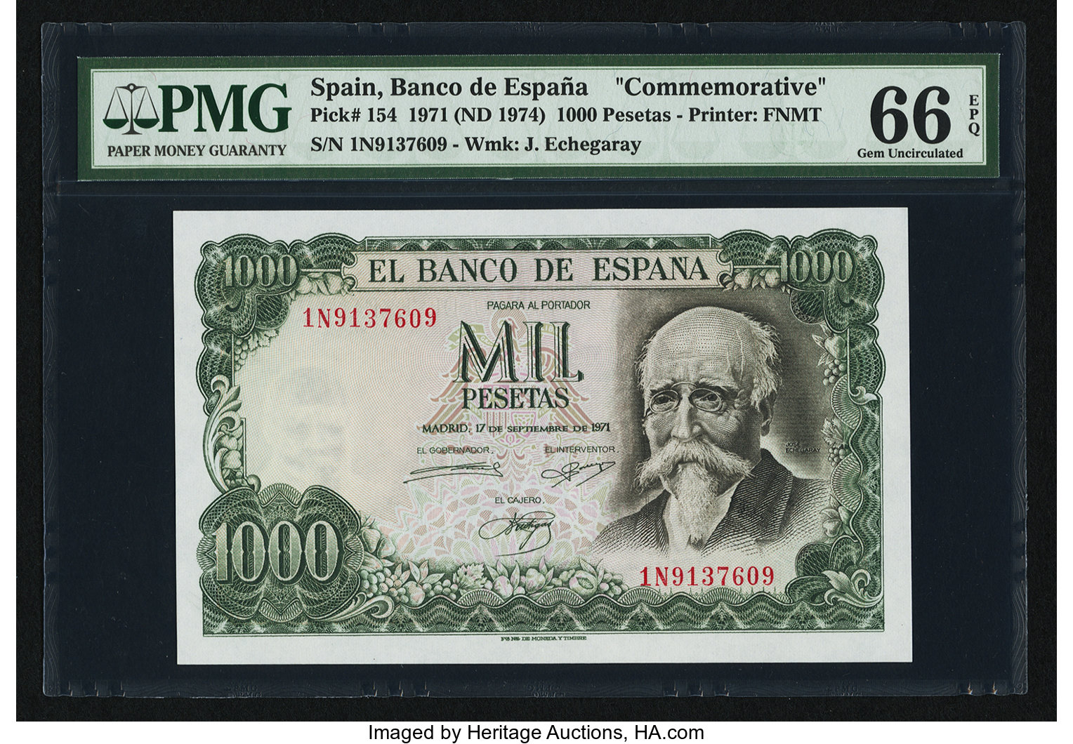 image for: Spain  1,000 pesetas (B620as)
