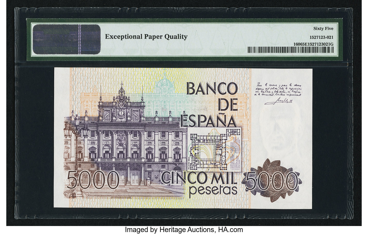 image for: Spain  5,000 pesetas (B626az)