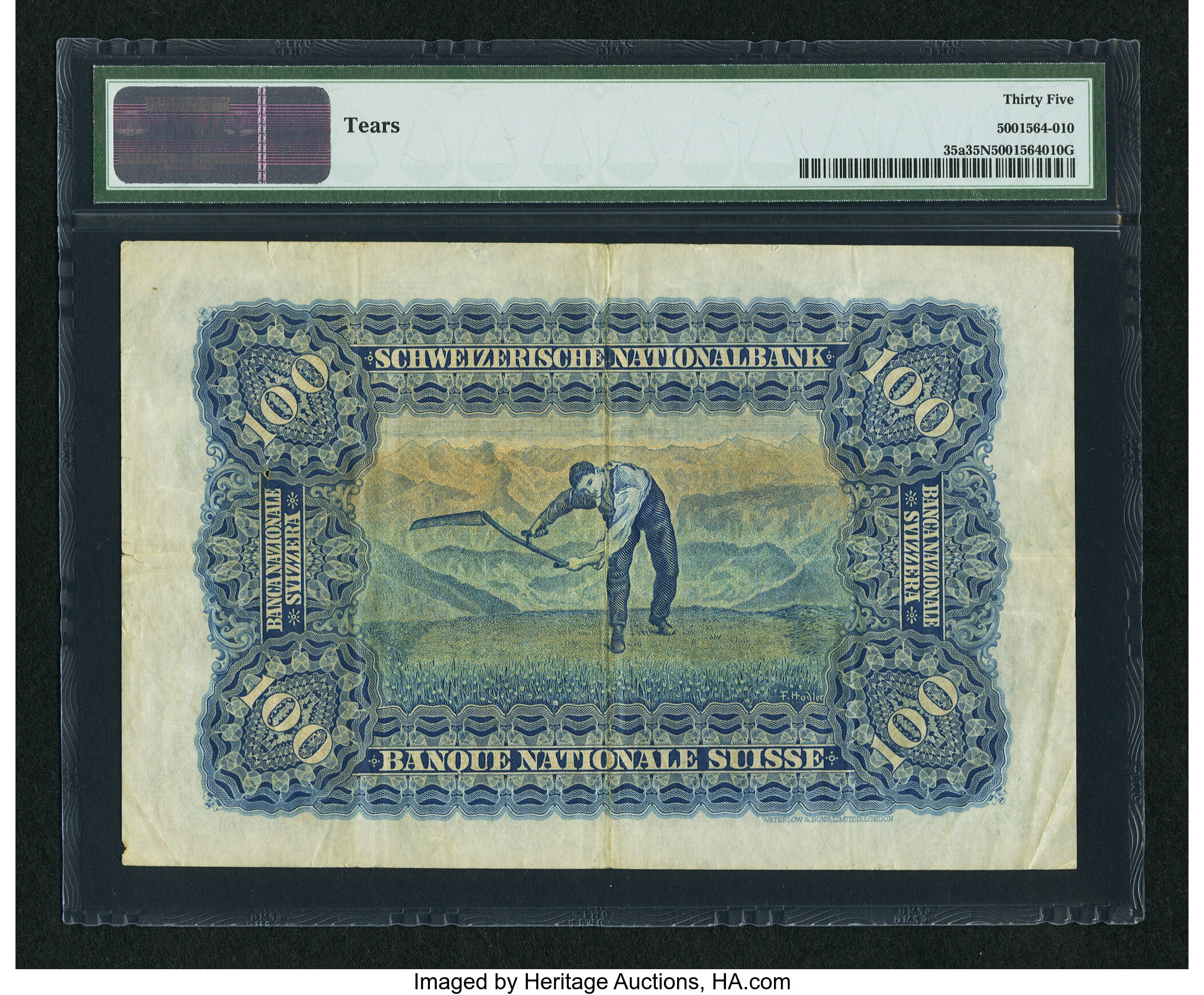 image for: Switzerland  100 francs (B315a)