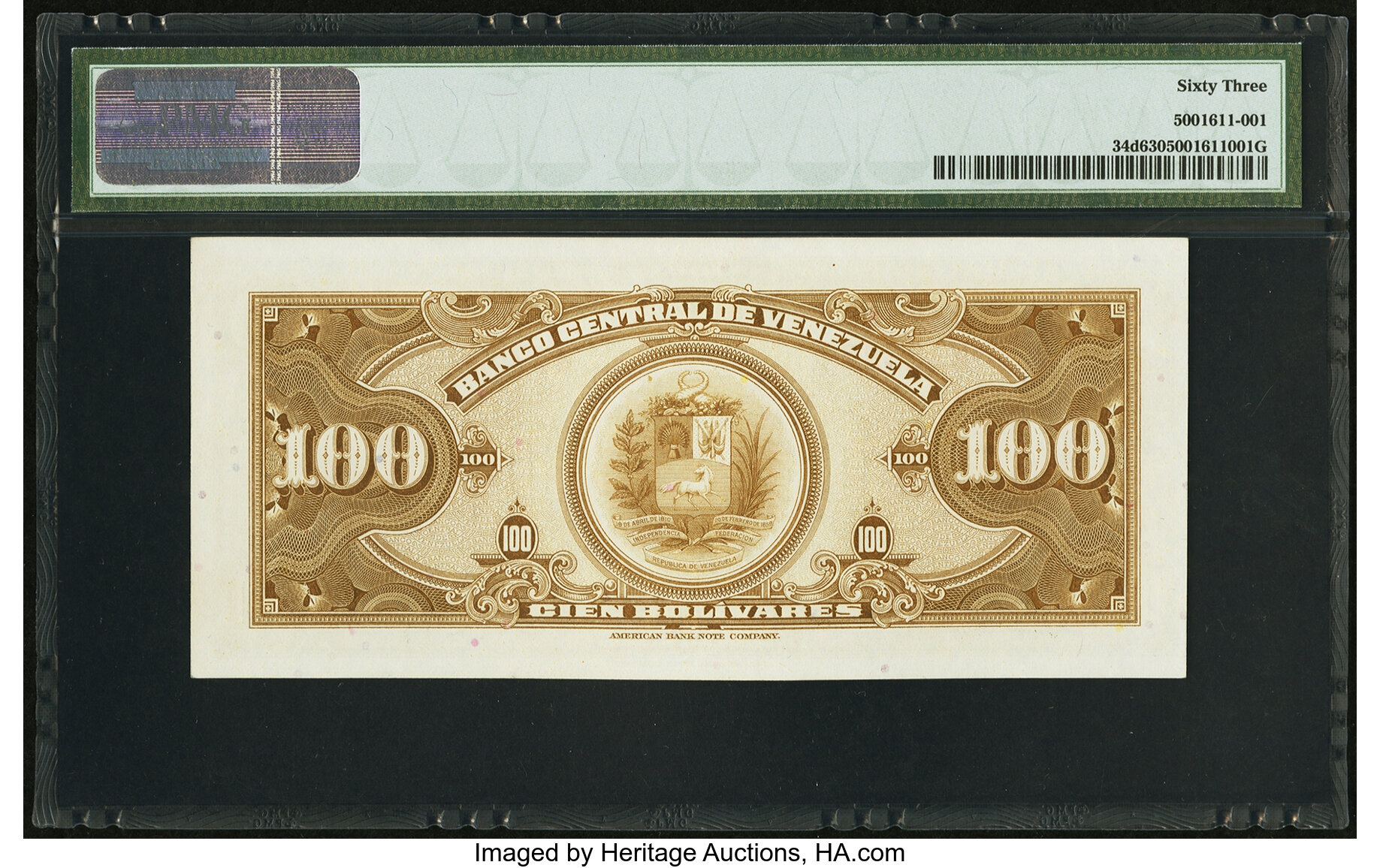 image for: Venezuela  100 bol?vares(B304uu)
