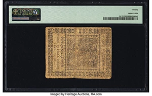 image for: Continental Currency May 9, 1776 $1 PMG Very Fine 20....
