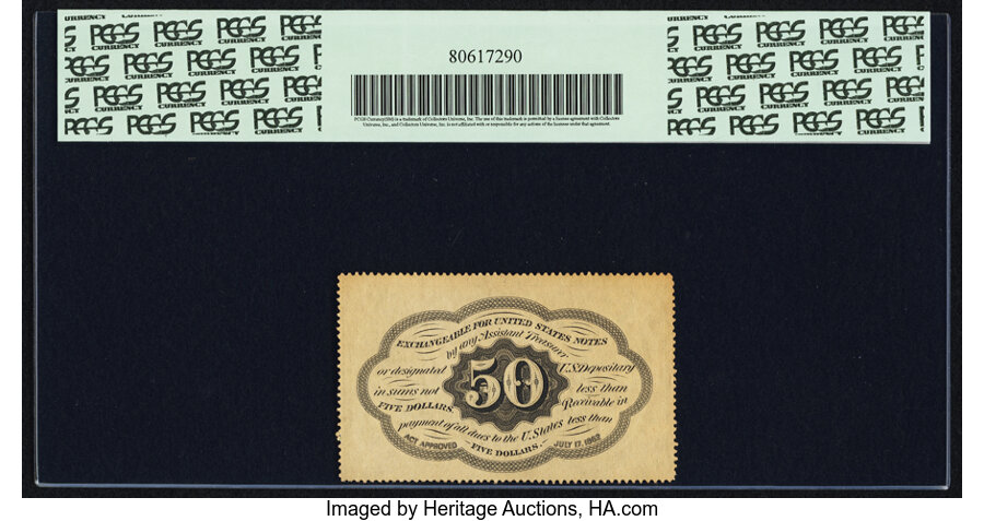 image for: Fr. 1311 50¢ First Issue PCGS New 62....