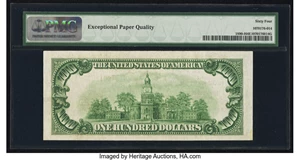 image for: Fr. 1890-I $100 1929 Federal Reserve Bank Note. PMG Choice Uncirculated 64 EPQ....