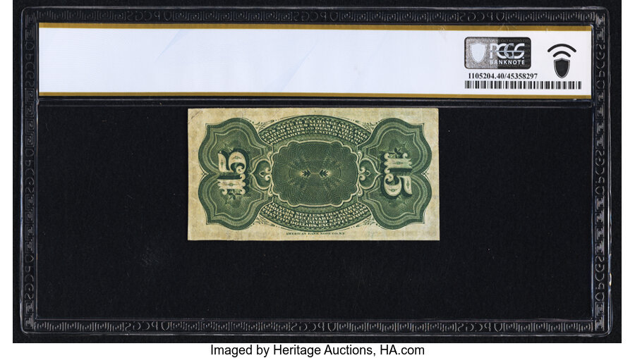 image for: Fr. 1268 15¢ Fourth Issue PCGS Banknote Extremely Fine 40....