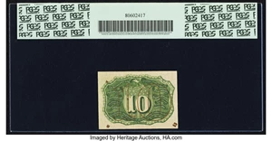 image for: Fr. 1246 10¢ Second Issue PCGS Very Choice New 64PPQ....