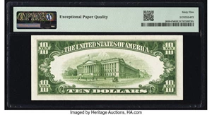 image for: Fr. 2010-I $10 1950 Narrow Federal Reserve Note. PMG Gem Uncirculated 65 EPQ....