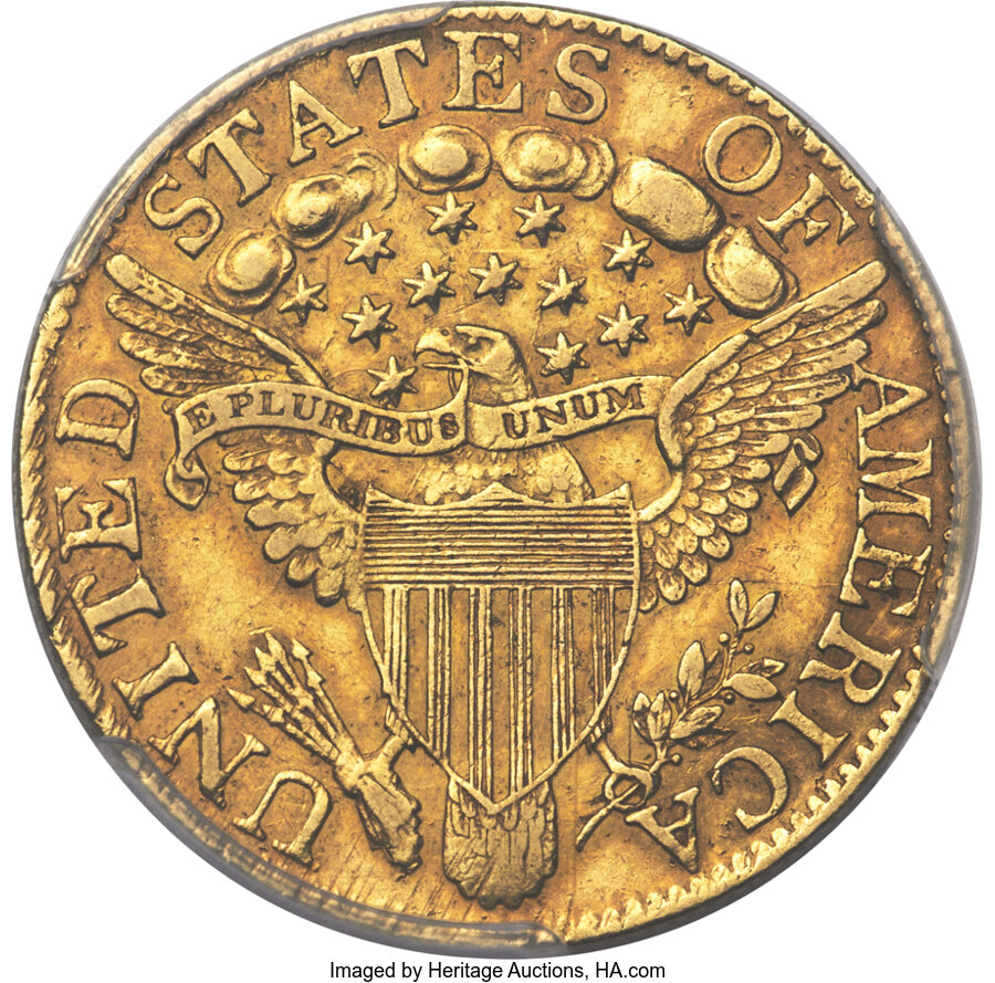 image for: 1803/2 $5 BD-4, R.4, XF45 PCGS....