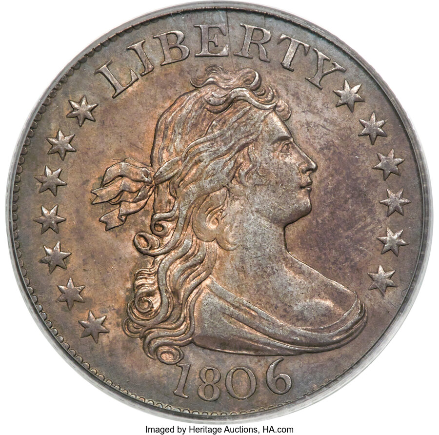 1806 25C B-2, R.2, MS61 PCGS. ...