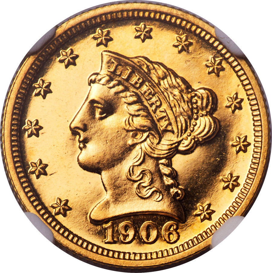 image for: 1906 $2 1/2 PR68 NGC. JD-1, R.4....