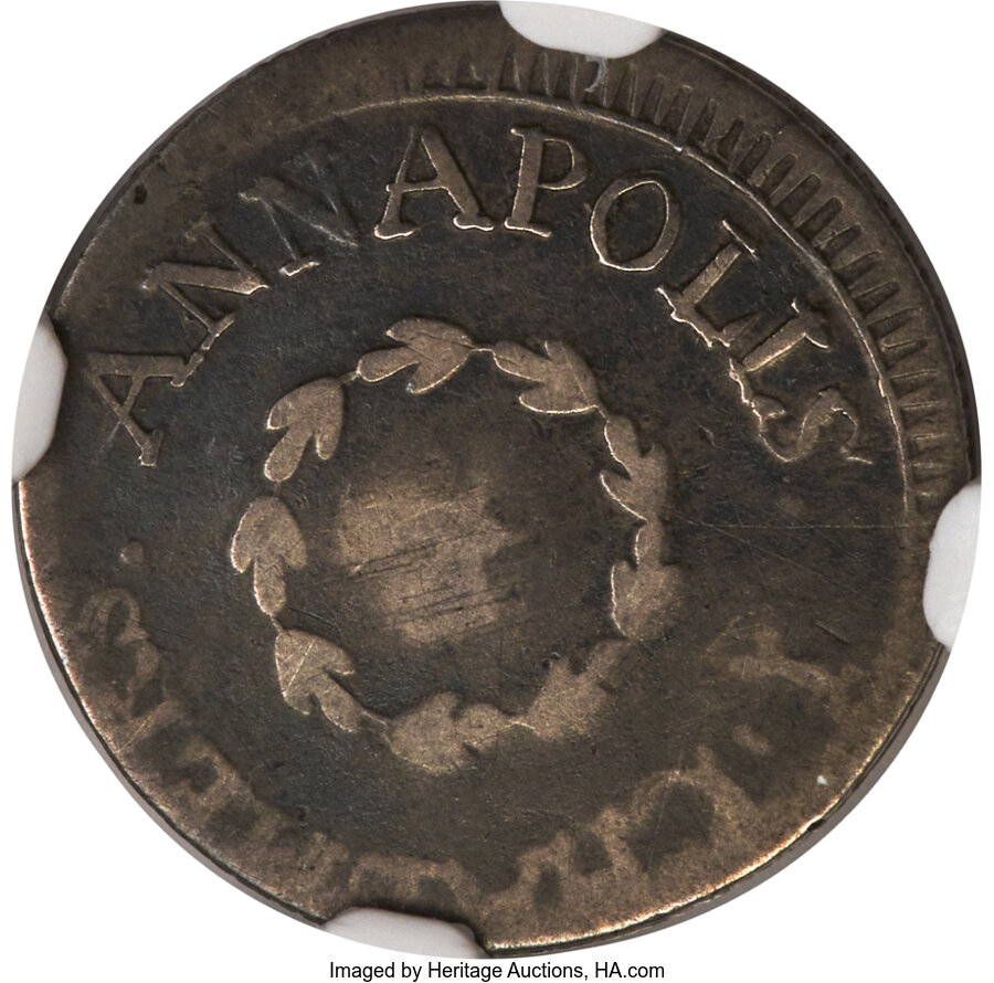 image for: 1783 Chalmers Sixpence, Large Date, VF25 NGC. Breen-1014, W-1770, R.6....