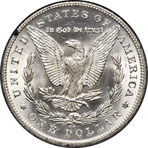 image for: 1879-CC $1 GSA MS65 PCGS. CAC. VAM-4....