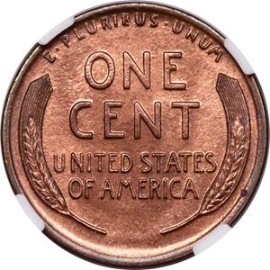 image for: 1917-D 1C MS67 Red and Brown NGC....