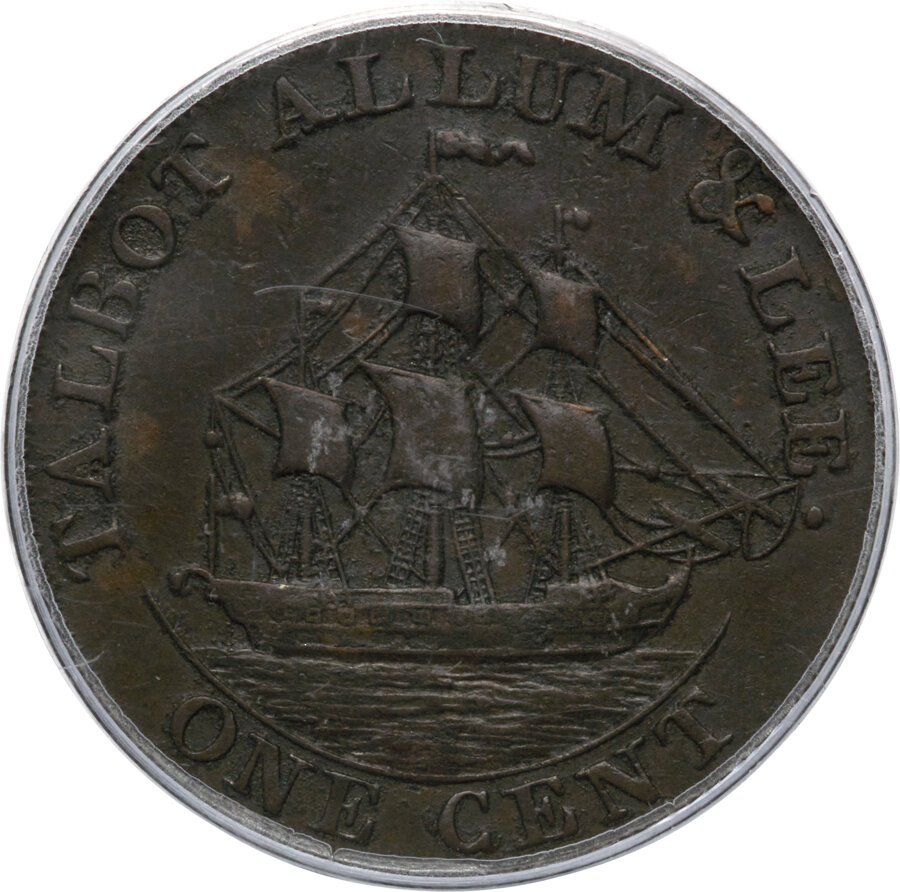 image for: 1794 Talbot, Allum, & Lee Cent, Without NEW YORK, XF40 PCGS. Fuld-1, W-8560, R.6....