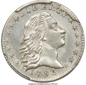 image for: 1795 H10C V-4, LM-10, R.3, AU58 PCGS....